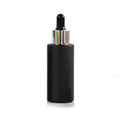 In Stock 20ml 30ml 50ml 100ml Glass Bottle Dropper Flat Shoulder Round Clear Frosted Black Amber Serum Pipette Cosmetic Bottles