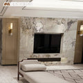 Fireproof Marble Textured Bamboo Charcoal Carbon Rock Slate Board WPC Integrated Wall Panel