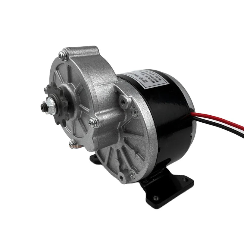 24V36V 250W Electric Brushed Bike Gear Reductor Compatible with 1/2"x1/8" Bicycle Chain