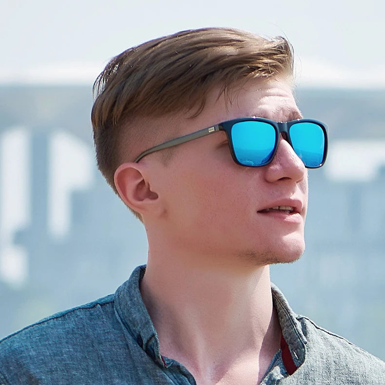 2025 Luxury Retro Metal Frame Sunglasses Stock Men Aluminium Sunglasses Polarized
