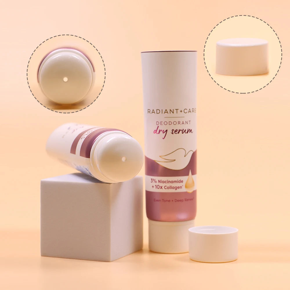 Custom Luxury Antiperspirant Deodorant Lotion Tube Men's and Women's Plastic Packaging