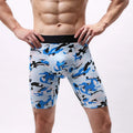 Mid-Rise Men's Sports Underwear Seamless Cotton Camouflage Printed Boxers with Logo Waist Breathable Good Quality ODM Wholesale