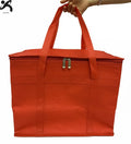 Cooler Bag Insulated Grocery Bags for Food Delivery Collapsible Cooler Reusable Shopping Bags for Groceries With Zip