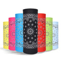Custom Print Cycling Motorcycle Sunscreen Breathable Ice Silk Sport Mesh Paisley Neck Tube Gaiter Bandana