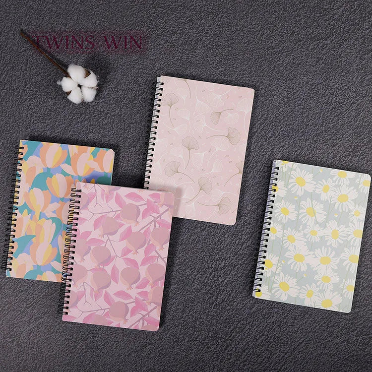 Hardcover Spiral Journal Notebook Planner Cute Thickened Spiral Notebook 2709