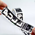 Factory Custom - Made High - Quality Bright Silver Strong Paste Paper Product Stickers