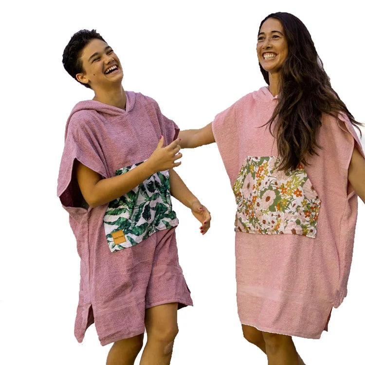 Customized Printed Beach Swimming Changing Dry Towel Surf Poncho Beach Towel