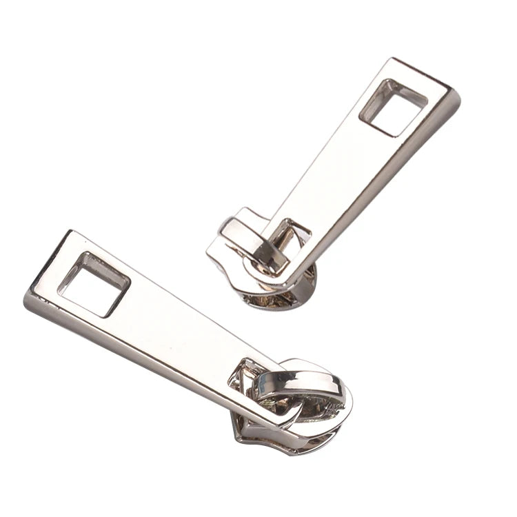 Silver Zipper Puller Zipper Slider Head Garment Zipper Pulls