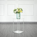 Clear Acrylic Flower Stand  Decorative Vase Table Centerpiece Display Flower Tower Acrylic Decorative Vase Table