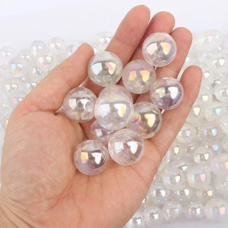 Wholesale Natural Angel Aura Natural Clear Crystal Balls