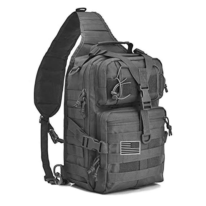 AYPPRO Outdoor Sports Rover Shoulder Bag Pack Everyday Tactical Shoulder Sling Backpack Molle Range Bag