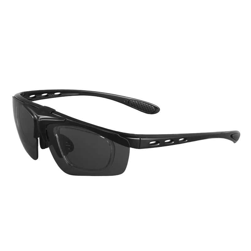 For Bicycle Outdoor Sun Glasses Riding Sports Sunglasses PC Frame Lightweight for Men Black