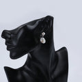 Zhuji Hot Sale Fashion Luxury Keshi Pearl Necklace Earrings Pearl Jewelry Gift Set