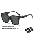 New Fashion G Designer Brand Eyewear 3 Colors Large Frame Metal Hinge UV400 Sunglasses for Men Women