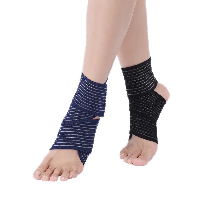 Manufacturer Mountaineering Running Adjust Nylon Elastic Band Wound Strap Ankle Sprain Support Brace Sleeve Protector Bandage