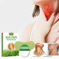 EELHOE 12pcs Ginger Oil Red Clover Wormwood Neck Lymph Detox Patches for Neck Lymph Unclogging