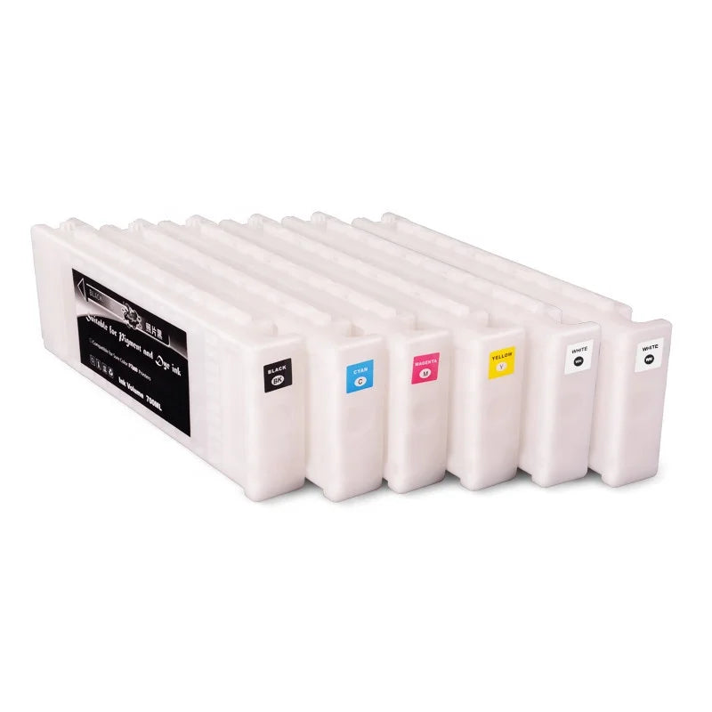 Ocbestjet T7251-T7254 T725A Compatible Ink Cartridge Full With Chips Textile Ink for Epson SureColor F2000 F2100 F2130 Printer