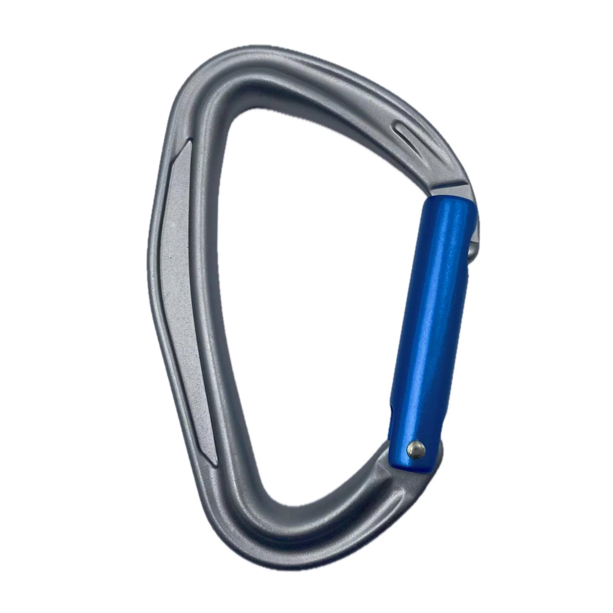 JRSGS SGM7118 Curved D- Straight UIAA CE Certified Climbing Carabiner 23kN 7075 Aluminum Carabiner Climbing Safety Snap Hook