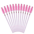 50 Pcs Eyelash Brushes False Eye Lashes Extension Tools Eyebrow Brush Mascara Wands Applicator Spoolers Lashes Cosmetic Tool