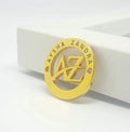 Personalized Customized Handmade Brand Metal Letter Logo for Cloth