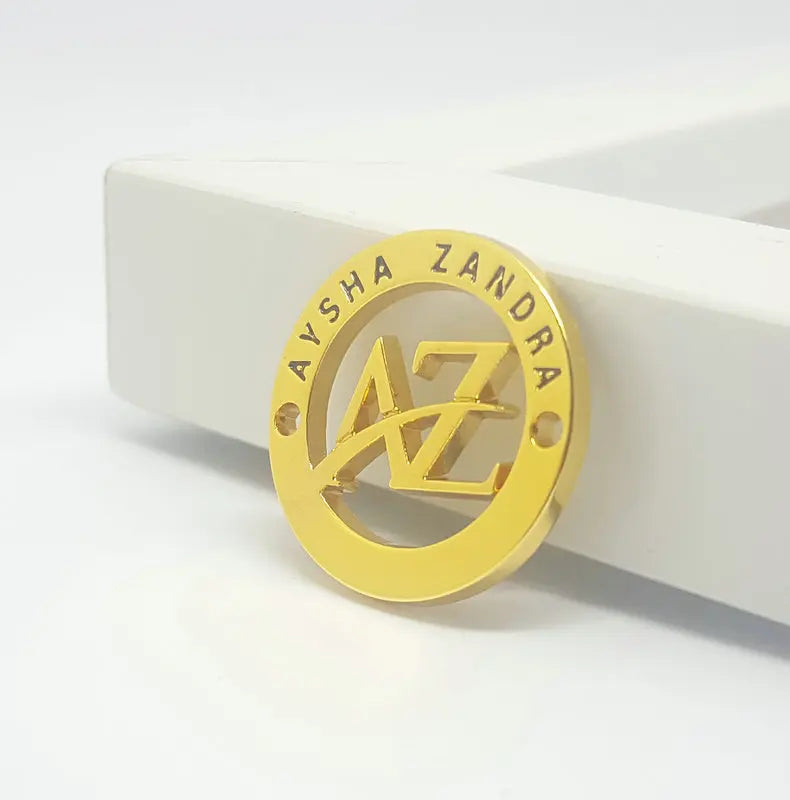 Personalized Customized Handmade Brand Metal Letter Logo for Cloth