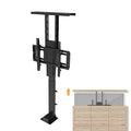 Electric 42-70 Inch Mobile Modern Luxury Black TV Stand Auto Floor TV Lift Stand Living Room Monitorized TV Lift