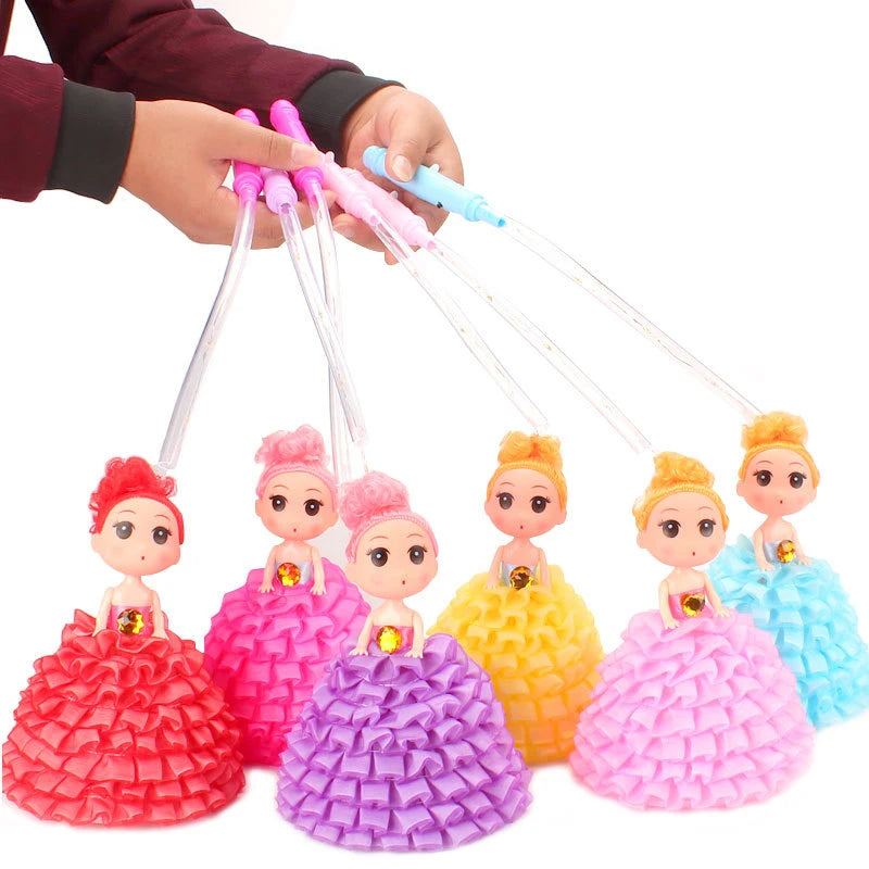 2021 New Hot LED Glowing Cartoon Lantern Girl Children's Day Gift Colorful Glowing Doll Portable Lantern Toy Glowing Night Light