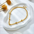 Stainless Steel Butterfly Choker Necklace for Women Girl New Trend Gold Color Waterproof Chain Hip Hop Jewelry Gift