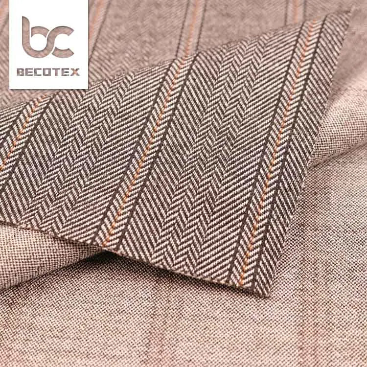 Yarn Dyed Textiles Jacquard Brocade Tessuti Fabric Japan Check Coat Tartan Plaid Type of Fabric for Pants