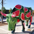 The Popular Life Size Cow Statue/large Fiberglass Cow/life Size Cow Statue for Sale