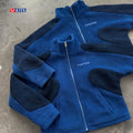 Wholesale Fall Winter Turtle Neck Sweatshirt for Women and Men Custom Logo French Terry Heavyweight Unisex Zip up Hoodie
