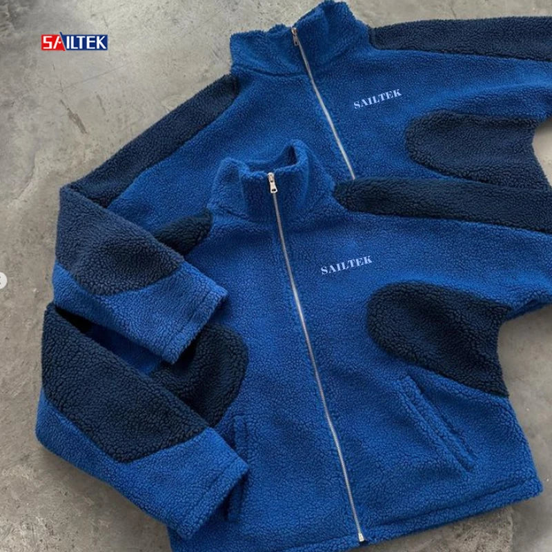 Wholesale Fall Winter Turtle Neck Sweatshirt for Women and Men Custom Logo French Terry Heavyweight Unisex Zip up Hoodie