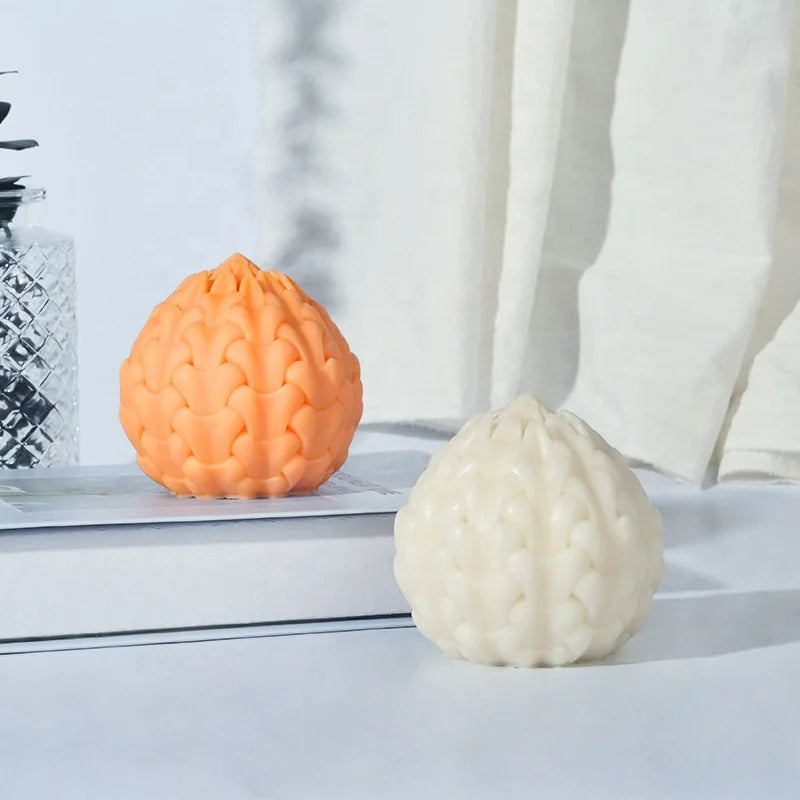 E-1014 Handmade Seed of Life 3D Silicone Candle Mold Originality Bud Plaster Desktop Decoration Epoxy Resin Soy Wax Mould