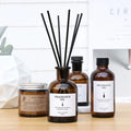 100ml Amber Aroma Reed Diffuser Glass bottle Air Freshener Glass Diffuser Bottle With Cork Stopper