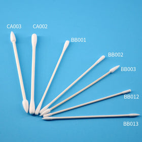 25pcs Lint Free Huby Stick Disposable Electric Products Cleaning Swab Industry Double Head Cotton Bud with Paper Stick