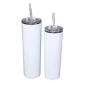 15 oz 30 oz White Sparkle Sublimation Ombre Blanks Travel Mugs Coffee Skinny Tumbler Cups 20 oz Straight Cups in Bulk Tumblers
