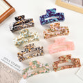 3-13Cm Bsci Acetate Hair Claw for Women Cellulose Acetate Mini Custom Logo Size Large Claw Clip