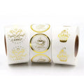 Clear PVC Vinyl Label Waterproof Transparent Sticker for Candle Perfume Bottle Jar Custom Logo Etiquette Packaging