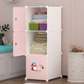 Simple Design 3-Door Plastic Baby Clothes Closet Wardrobe for Kids Modern Extendable Features for Workshop Dining & Hospital Use