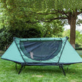 Two-in-one Outdoor Camping Folding Single Tent Marching Bed Portable Rainproof Fishing Tent