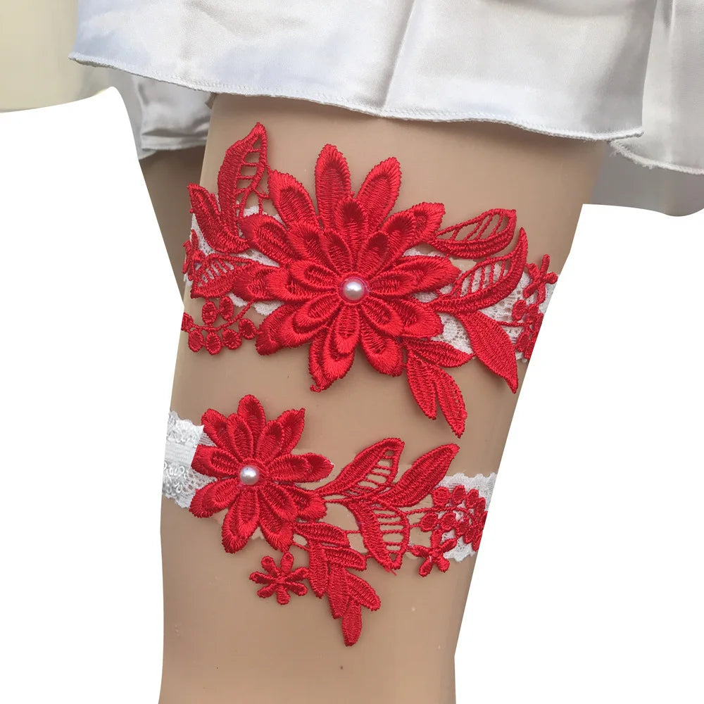 fashion trendy lace leg chain for wedding party leggings manufacturer supplier China