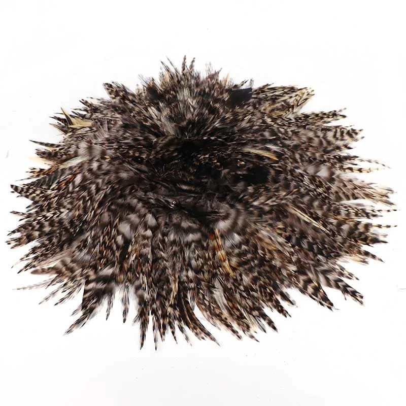 Wholesale Xinyuling Brand 4-6 Inches (10-15 Cm) Natural Rock Rooster Pheasant Feather Jewelry Headdress Accessory Washed Pattern