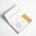 Women's Daily Magnetic Affirmation Inspirational Quotes Poker Card Customizable Logo Printed on Paper Wooden Material