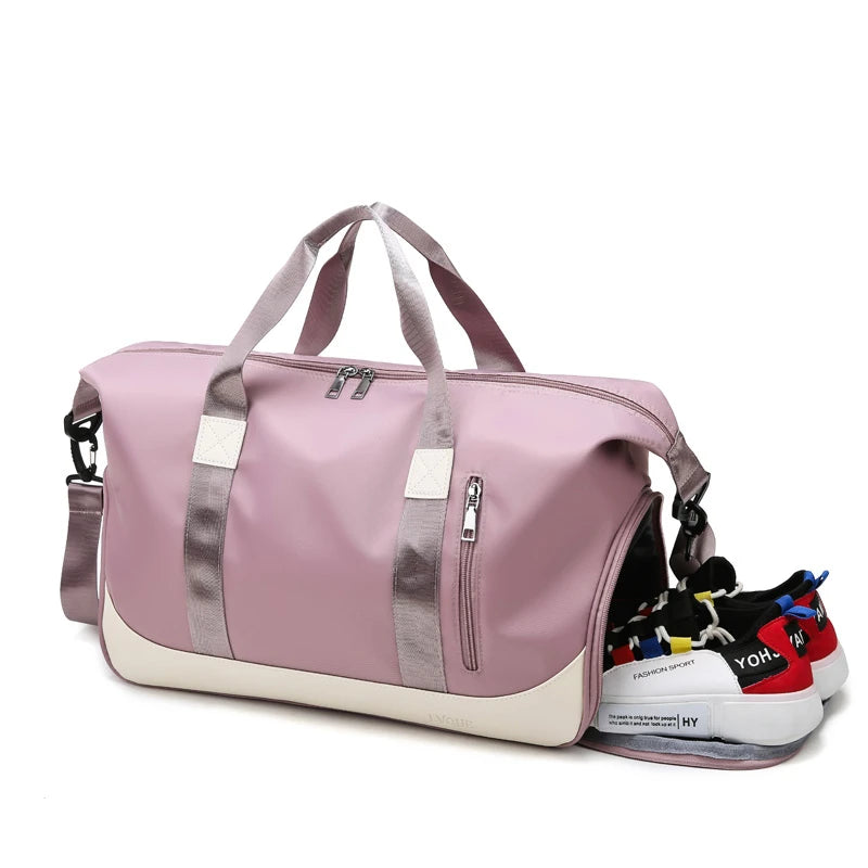 Free Sample Available New 2022 Ladies Hand Travel Bag Casual Fashion Dry Wet Separation Large Capacity Yoga Gym Bag