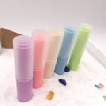 4g Korean  Direct Filling Empty Plastic PP  Round Shape Matte Lipstick Tube Custom logo Cosmetic Packaging