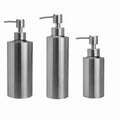 Stainless Steel Press Shampoo Shower Bottle Hotel Liquid Storage Soap Dispenser