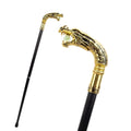 Flying Dragon Head T Handle Luxury Scepter Two Sections Can Be Assembled Cosplay Wand Fashionable Cool Alloy Classic Wand