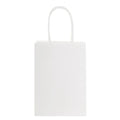 Custom Eco-Friendly Kraft Paper Bag Recycled Brown White with Handles Features Personalized Logo for Food Shopping Packaging