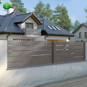 Custom Color Size Aluminum Fence Slats Black Aluminum Fence Metal Fence Panels Aluminum for Patio