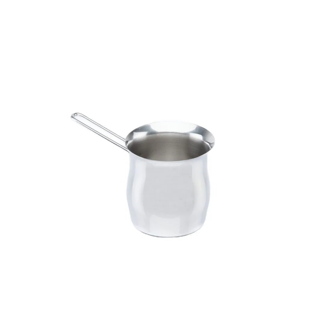 Italian-Made Eco-Friendly 4-Cup Turkish Coffee Pot Stainless Steel Handle Classic Metal Oven Safe Cookware Set Warm Coffee Milk